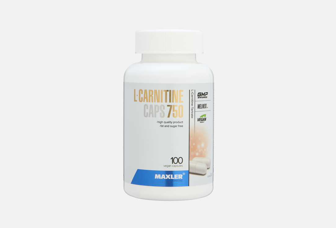 

Л-карнитин в капсулах MAXLER, L-Carnitine 750 100 шт
