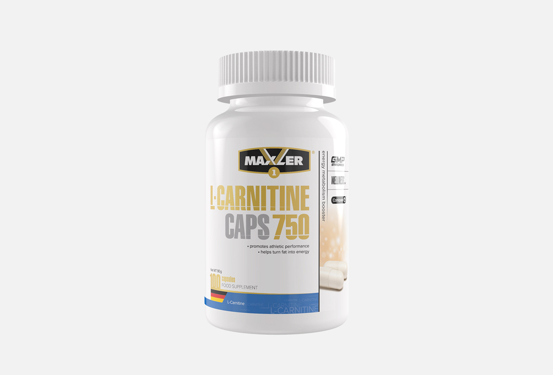 

Л-карнитин в капсулах MAXLER, L-Carnitine 750 120 шт