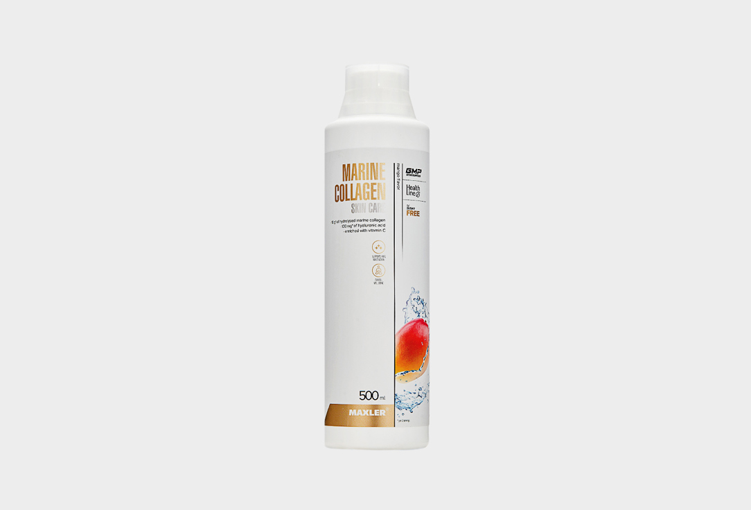 Комплекс витаминов и минералов для красоты кожи MAXLER Marine Collagen SkinCare, Витамин С, Манго 500 мл