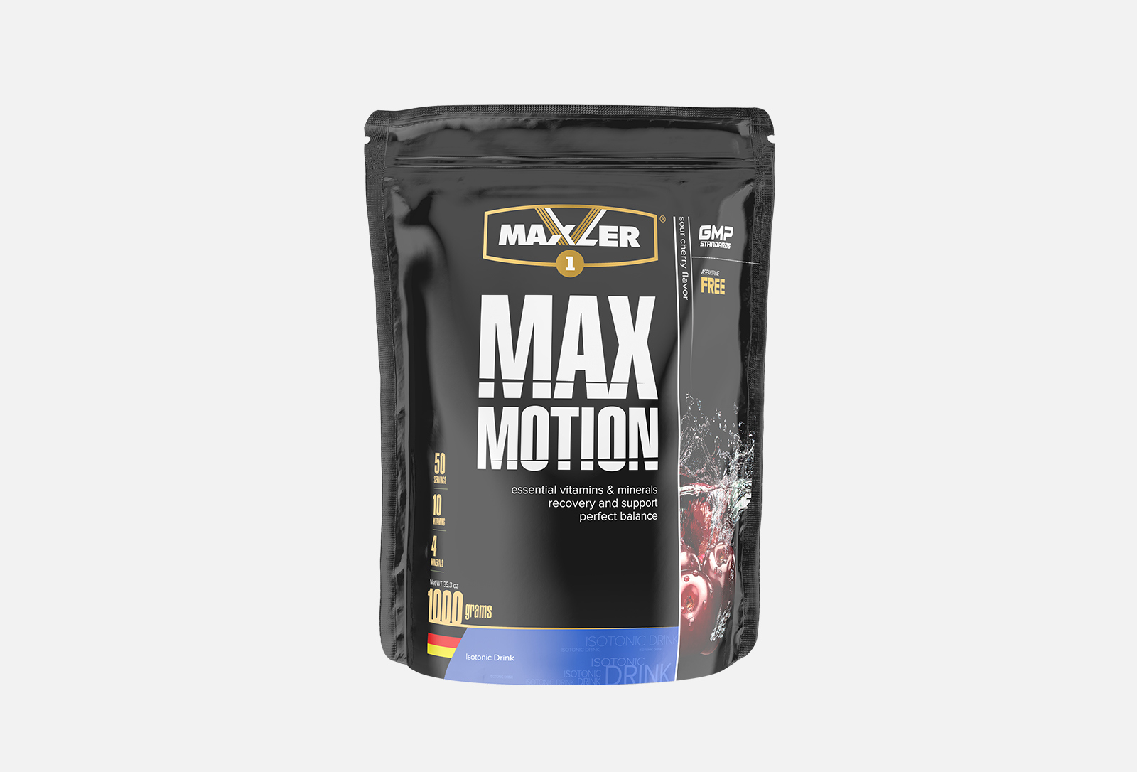 MAXLER Изотонический напиток со вкусом вишни Max Motion 1000 г — купить ...