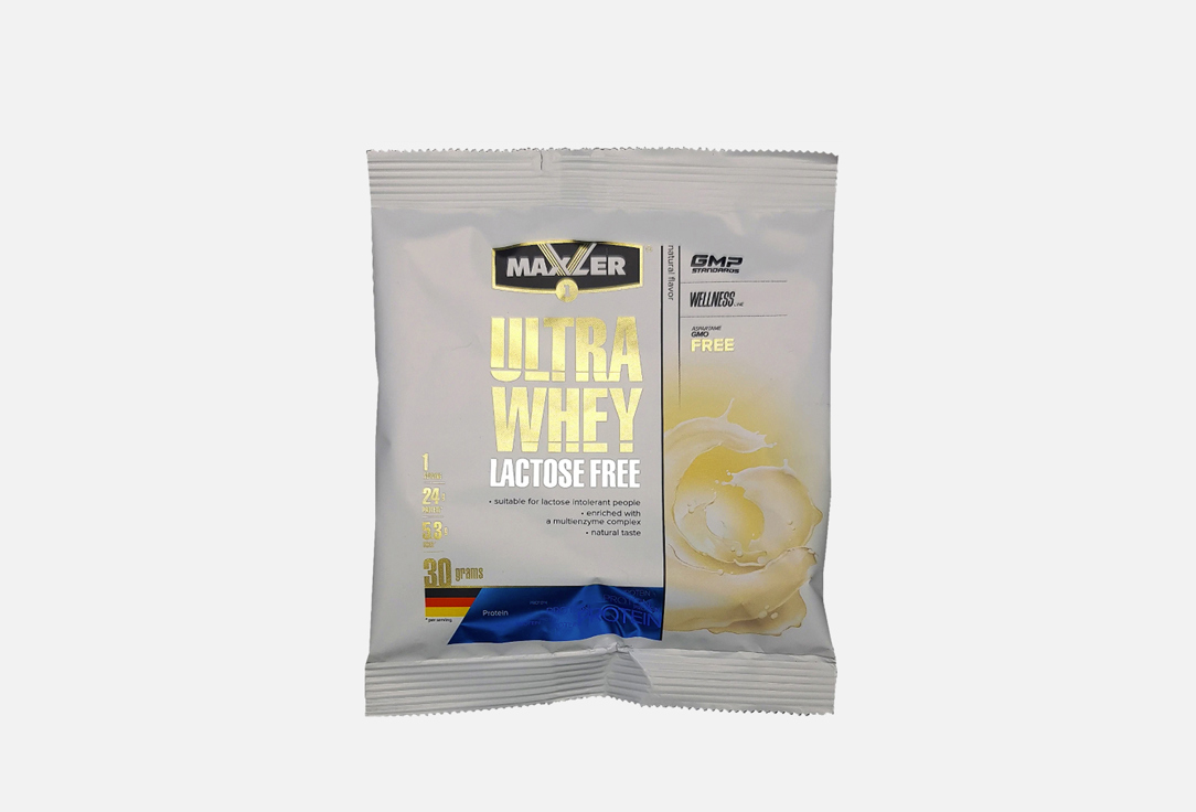 Протеин натуральный MAXLER Ultra Whey Lactose Free 30 г протеин со вкусом клубники maxler ultra whey 1 8 кг