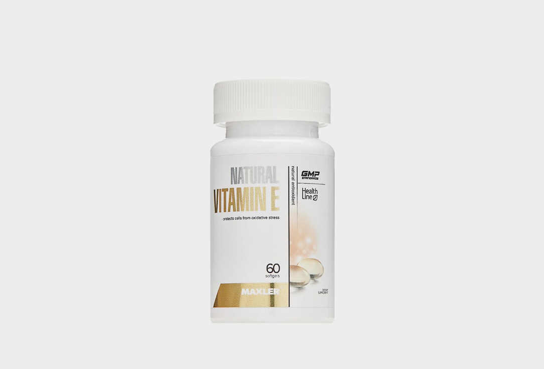 Vitamin E Natural form, в капсулах 60 шт