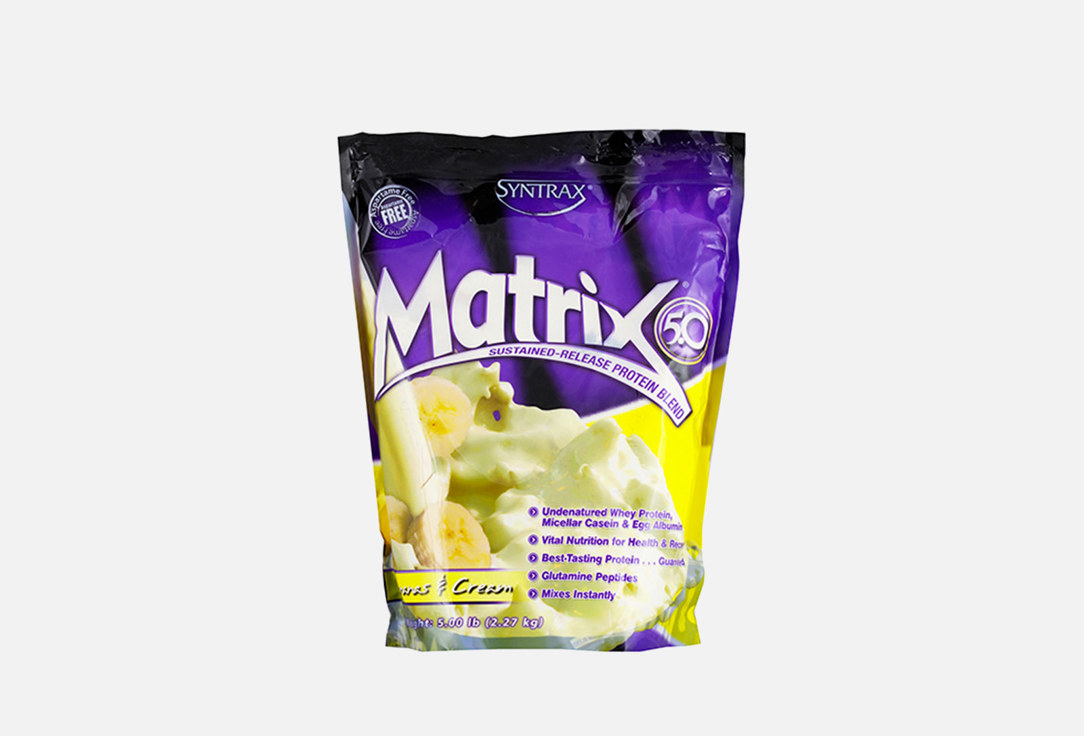 цена Протеин со вкусом банана SYNTRAX Matrix 5.0 2270 г