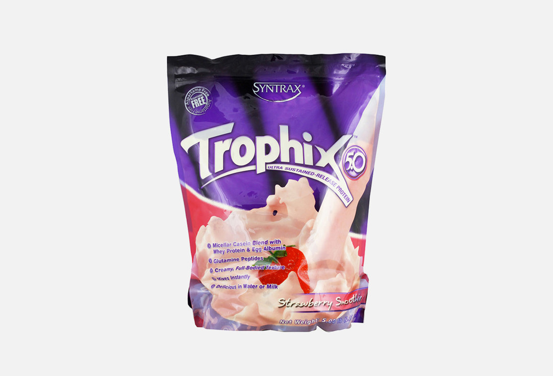Протеин со вкусом клубники SYNTRAX Trophix 5.0 2270 г