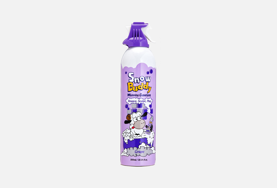 Детская очищающая пенка SNOW BUDDY Whipping Cleanser Grape 300 мл md buddy гиря md buddy md2212 4 кг