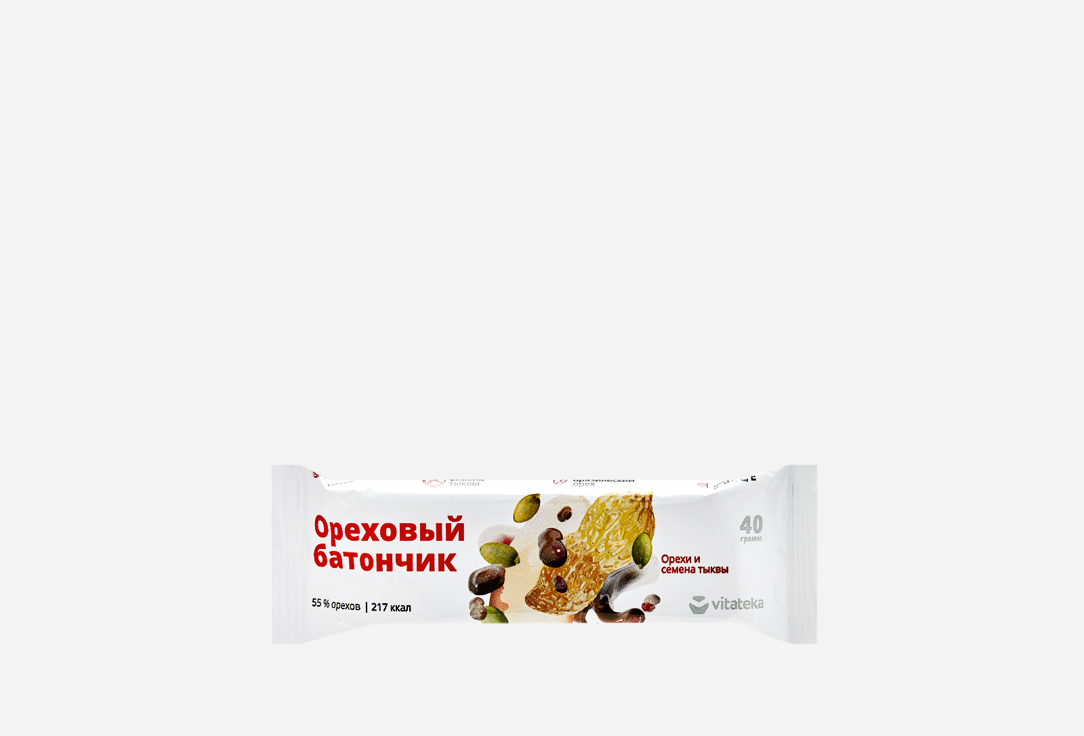 Батончик орех с тыквицей с витамином С VITATEKA Мюсли 1 шт