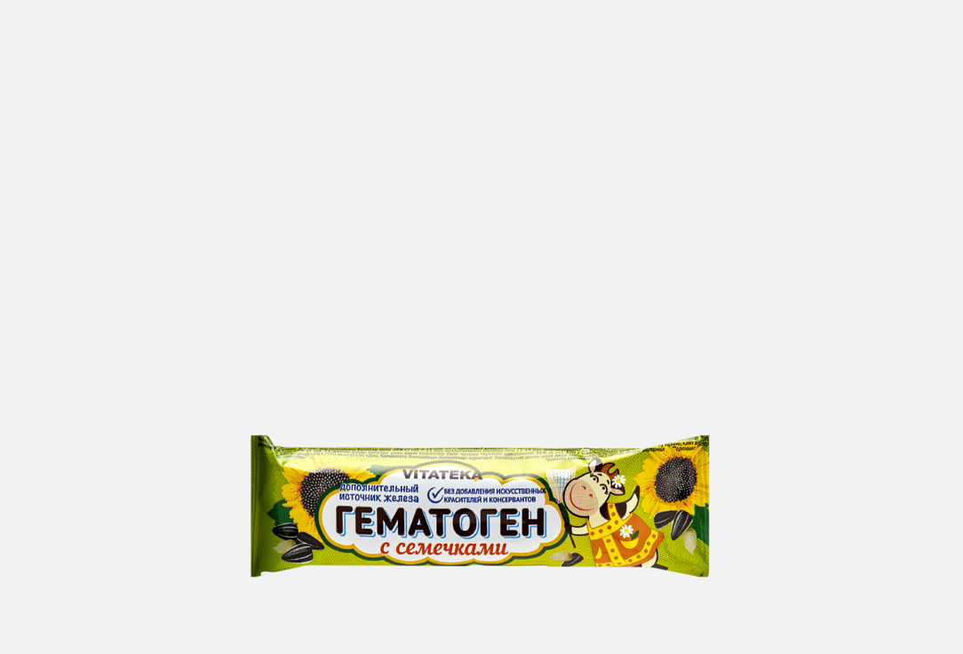 

Гематоген VITATEKA, С семечками 1 шт