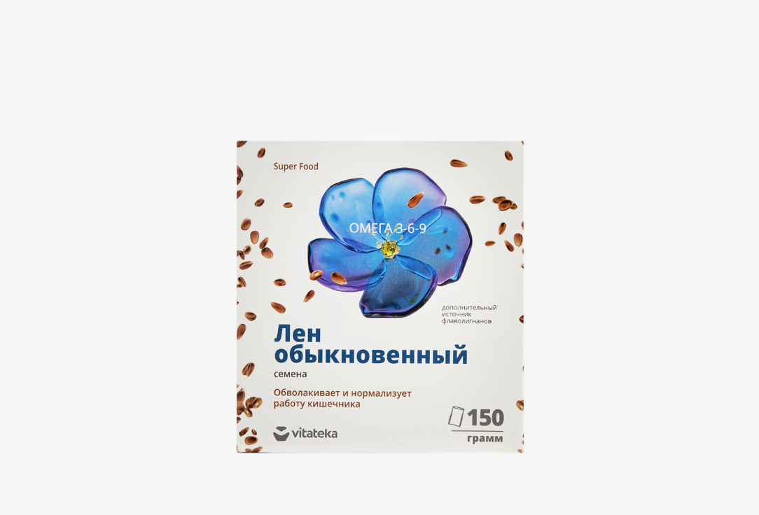 Изображение товара Биодобавка Витатека Семена льна для здоровья ЖКТ 150 г Россия