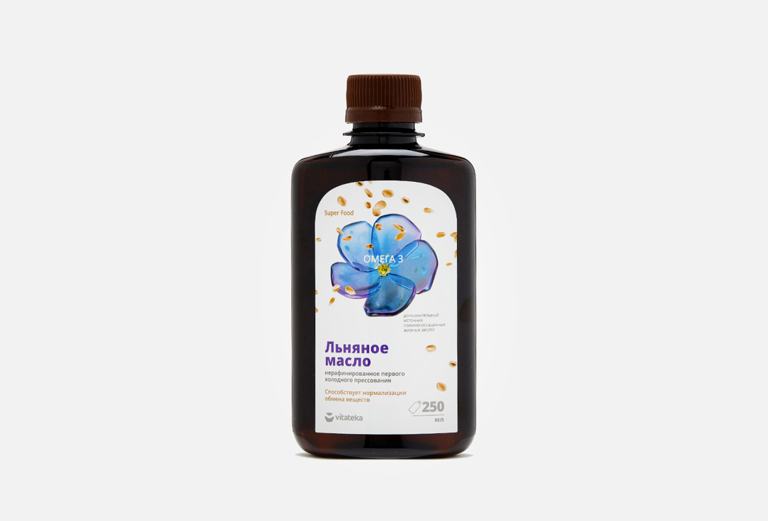 

Льняное масло VITATEKA, Нерафинированное 250 мл