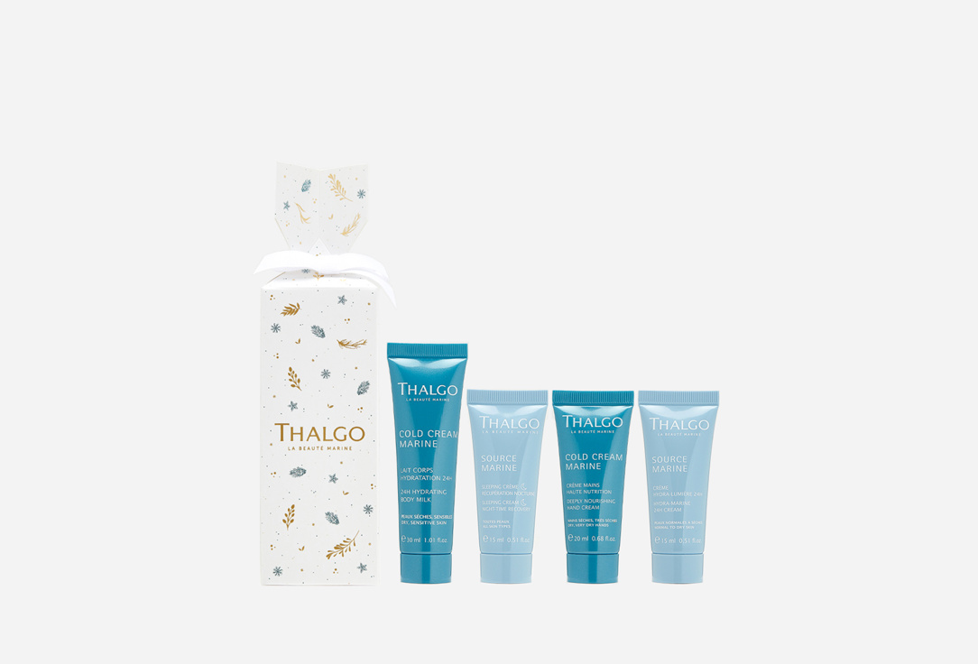 Подарочный набор THALGO Source Marine - Hydrating CRACKER gift set thalgo source marine 7 day hydration treatment
