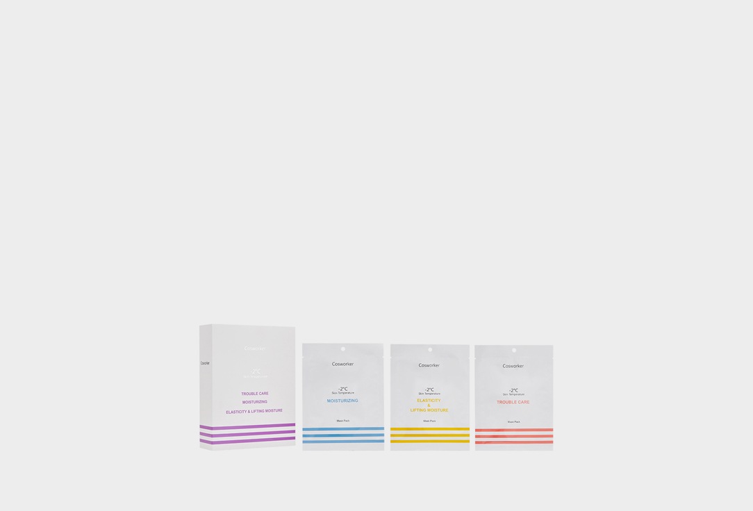 Изображение товара Набор масок для лица Cosworker -2° Skin Temperature