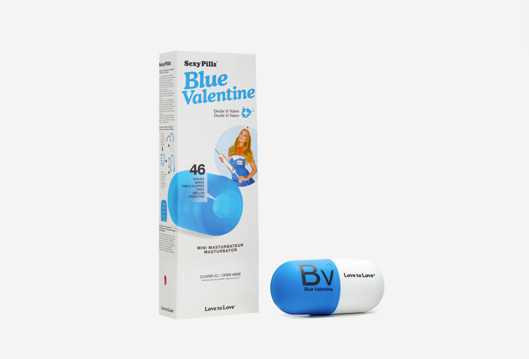Мастурбатор  Love to love Sexy Pills Blue Valentine blue 