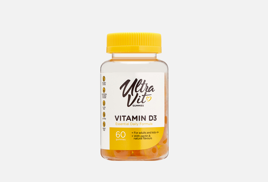 Жевательные пастилки  UltraVit Gummies Vitamin D3 