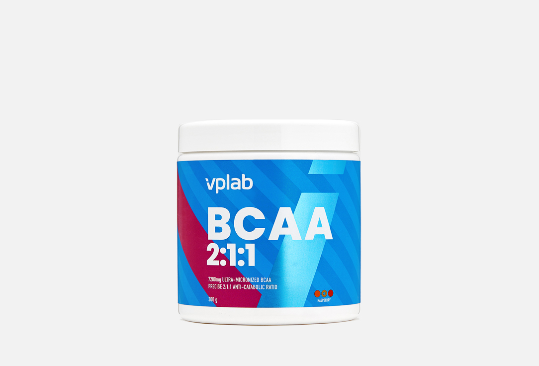 Комплекс аминокислот с вкусом малины  VPLAB BCAA 2:1:1  