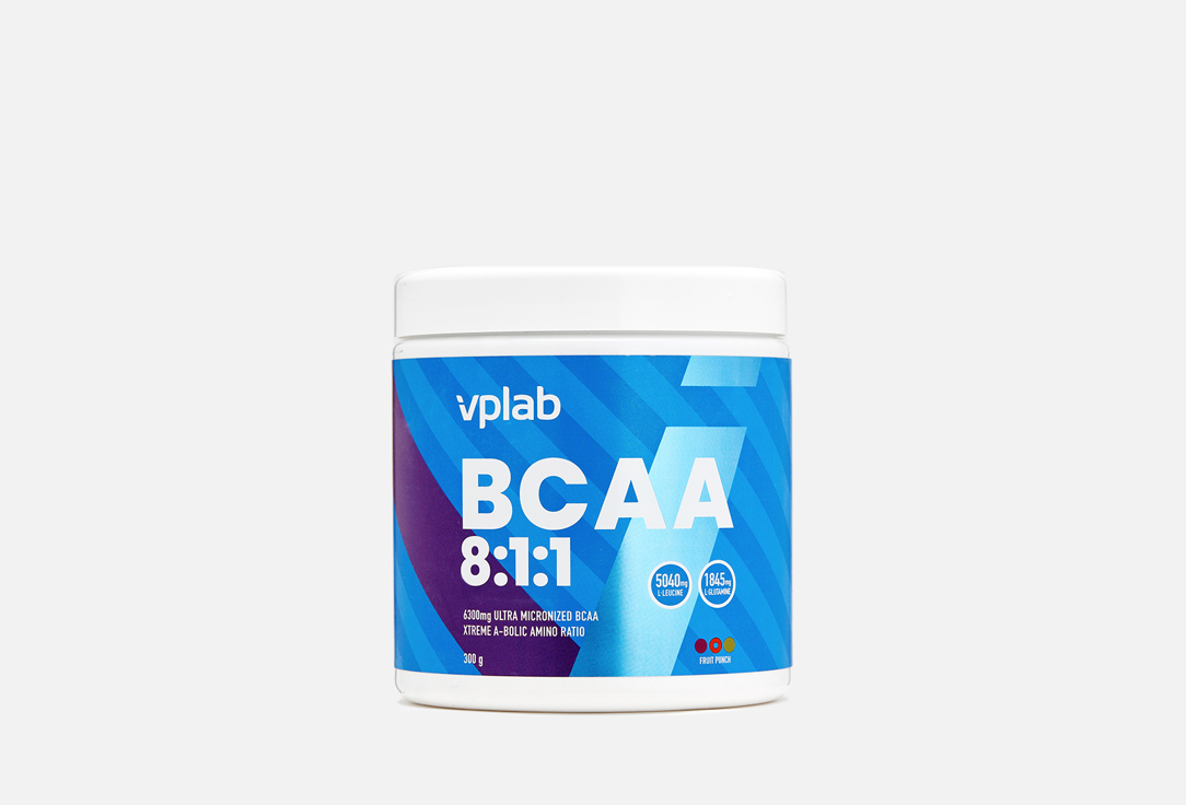 Комплекс аминокислот со вкусом фруктового пунша  VPLAB BCAA 8:1:1  