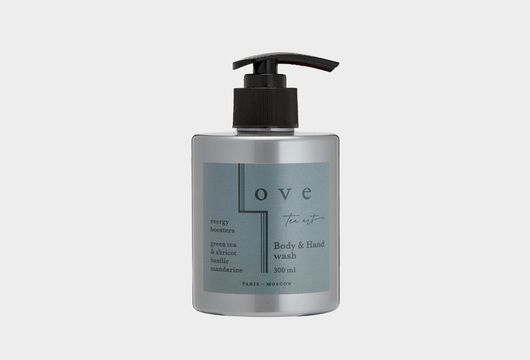 

Гель для душа LOVE TEA ART, Green tea & Abricot basilic mandarine 300 мл