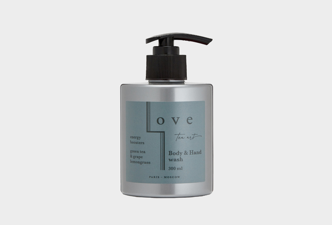 

Гель для душа LOVE TEA ART, Green tea & Grape lemongrass 300 мл