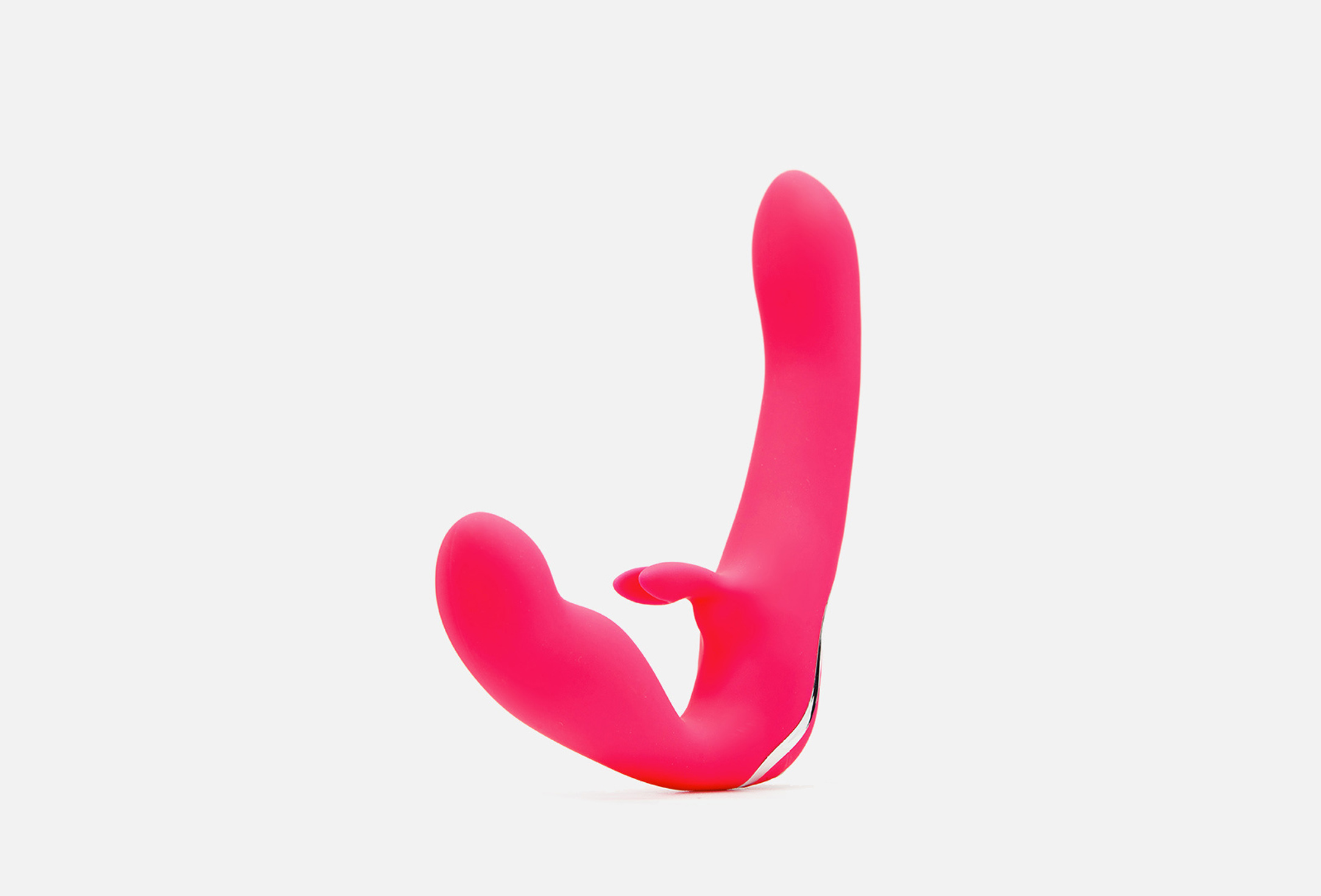 Happy Rabbit  Rechargeable Vibrating Strapless Strap On 1    ,