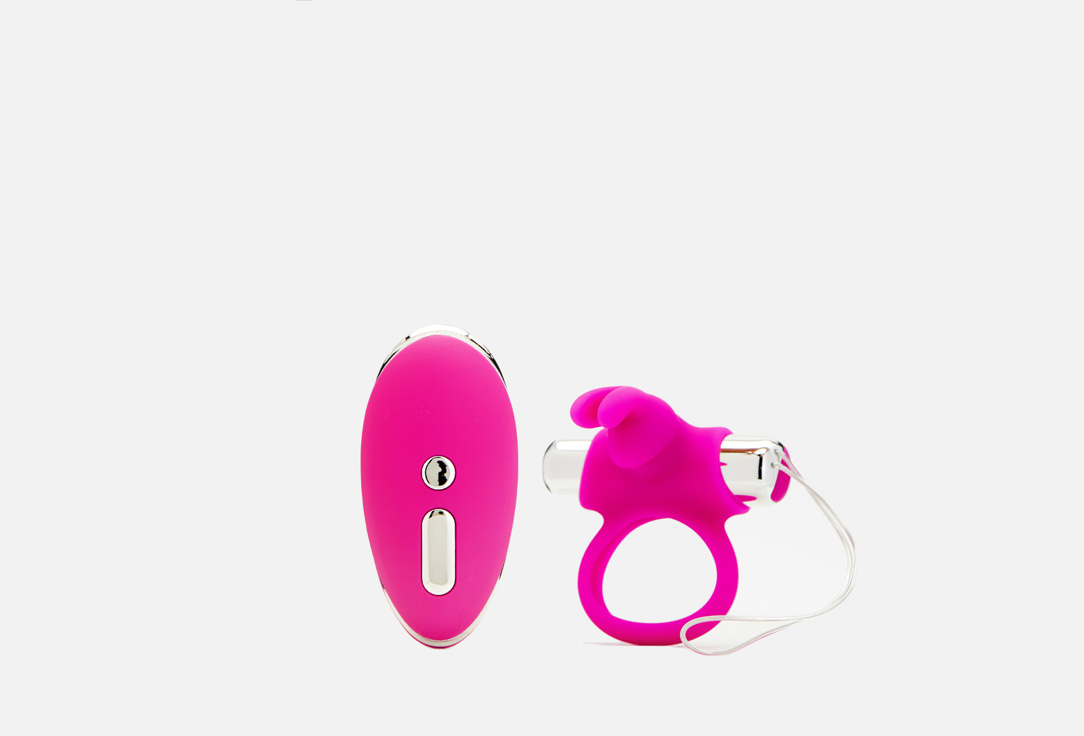Виброкольцо с пультом фиолетовое Happy Rabbit Remote Control Cock Ring 