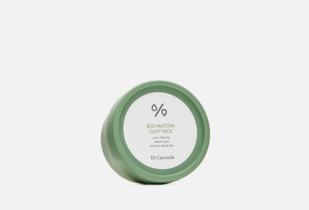 Очищающая глиняная маска DR. CEURACLE Jeju Matcha Clay Pack 115 г