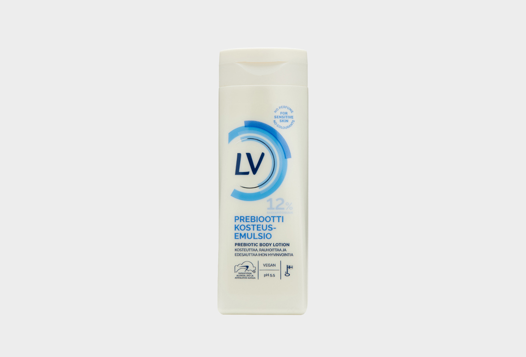 Лосьон для тела с пребиотиками без запаха для чувствительной кожи LV Perfume free Prebiotic Body Lotion 250 мл lv lp38 высококачественная лампа проектора с корпусом для lv x320 lv x300 st с гарантией 180 дней