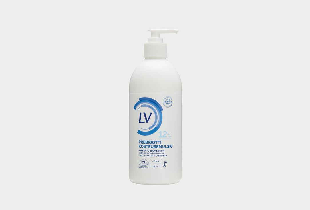 Лосьон для тела с пребиотиками без запаха для чувствительной кожи LV Perfume free Prebiotic Body Lotion 500 мл