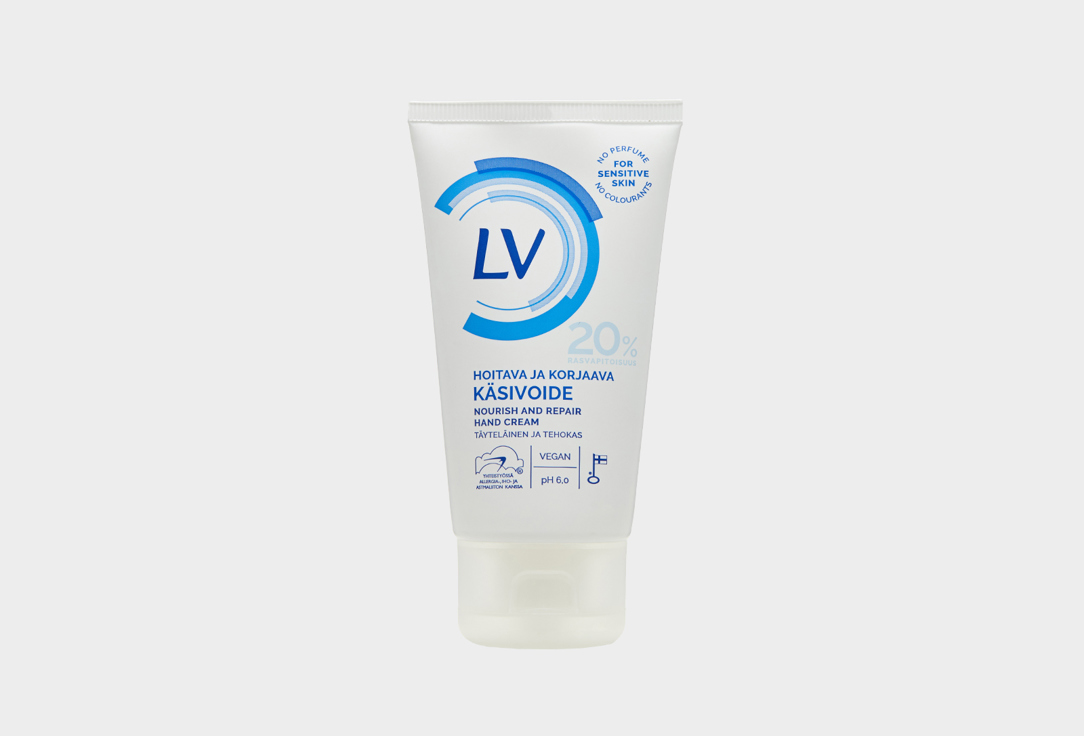 цена Питательный восстанавливающий крем для рук без запаха LV Perfume free Nourish and Repair Hand Cream 75 мл