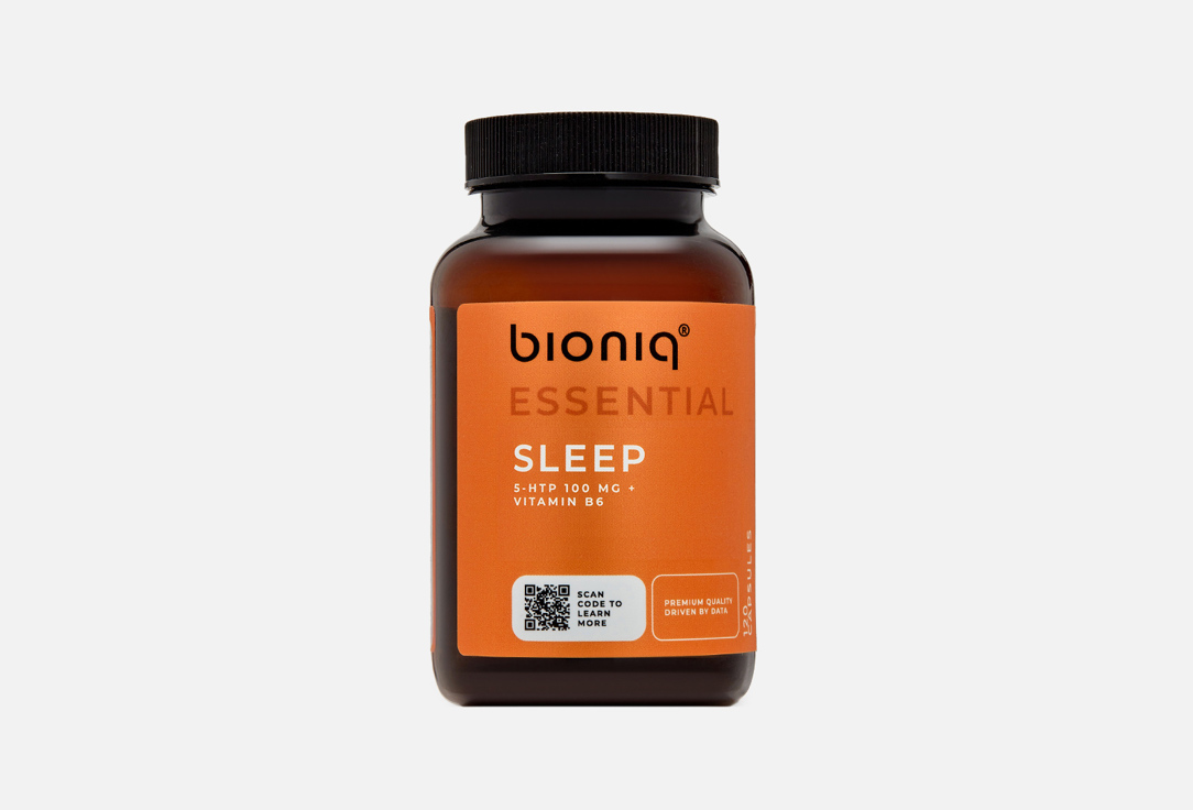 БАД для поддержания спокойствия bioniq essential 5-HTP, L-теанин, витамин B6 