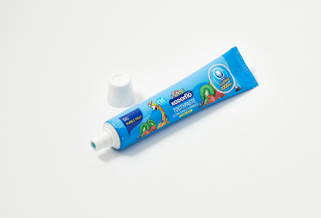Зубная паста гелевая для детей с 6 месяцев с ароматом мультифрукта Lion Kodomo 