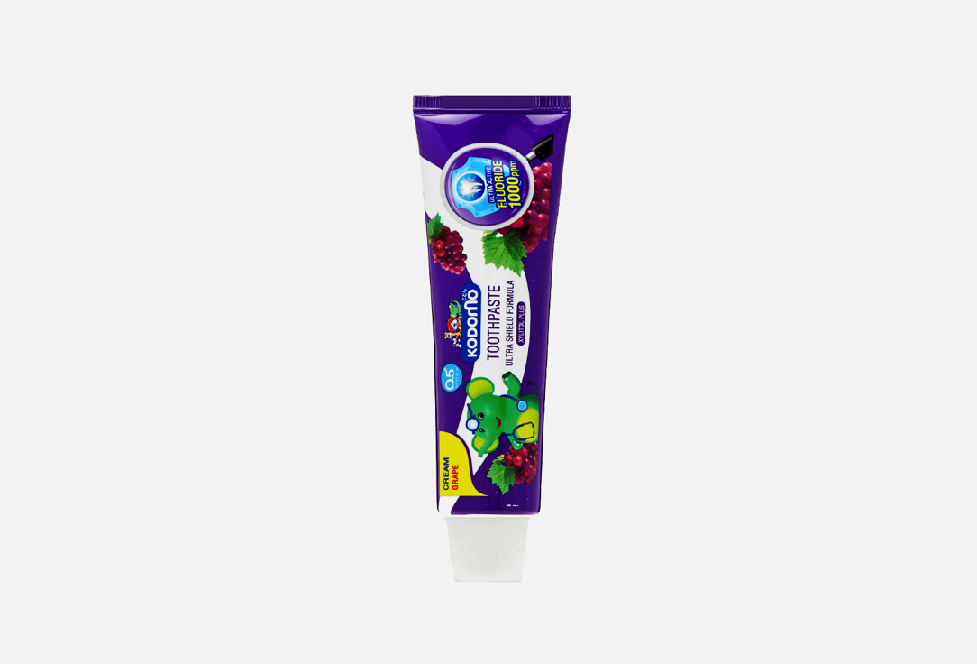 Зубная паста для детей с 6 месяцев с ароматом винограда LION Kodomo 65 г зубная паста lion фитотерапия 6 трав mild 90 гр