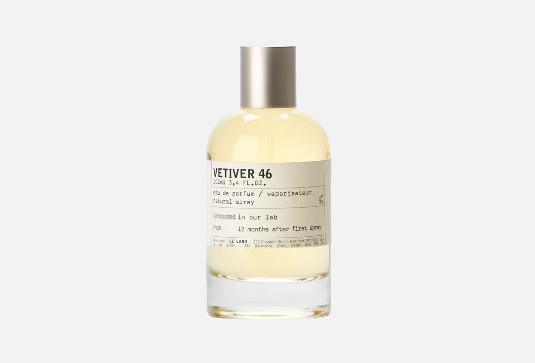 Парфюмерная вода LE LABO Vetiver 46 100 мл mythique vetiver парфюмерная вода 100мл