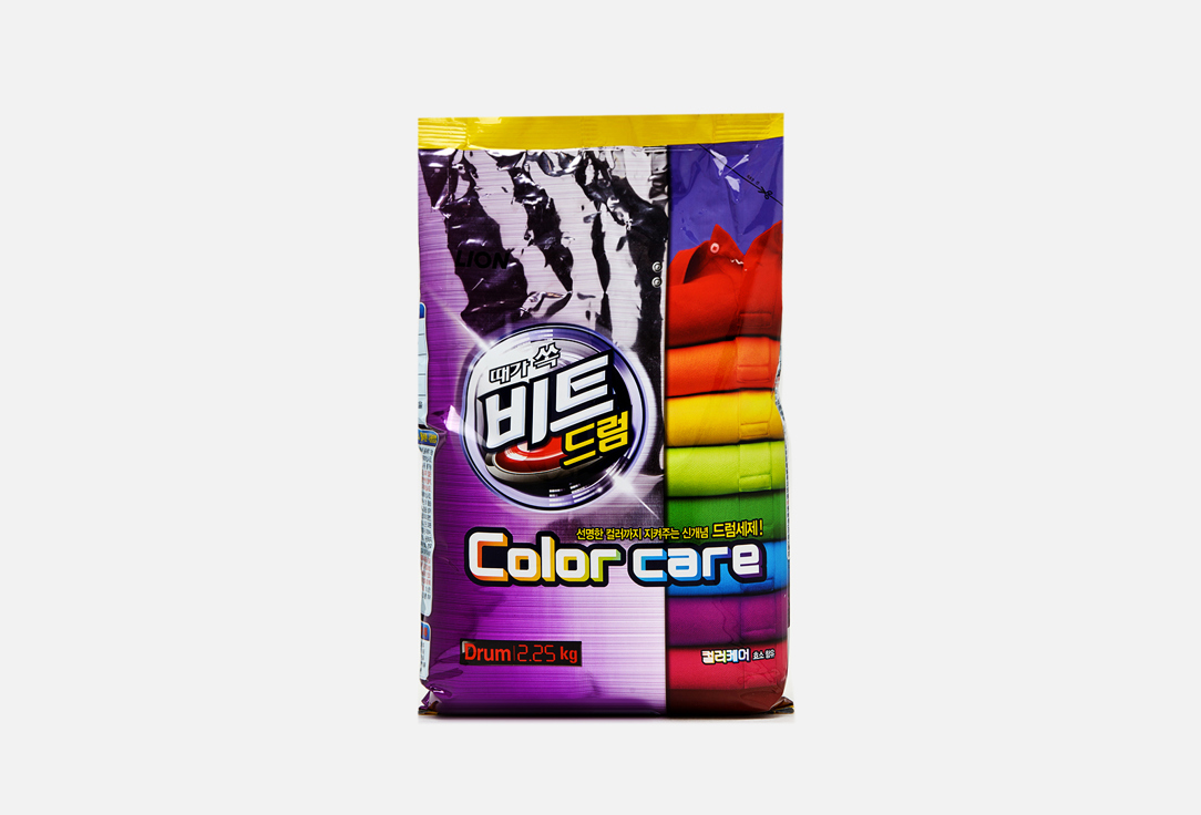 

Концентрированный стиральный порошок защита цвета LION, BEAT Drum Color Care 2250 мл
