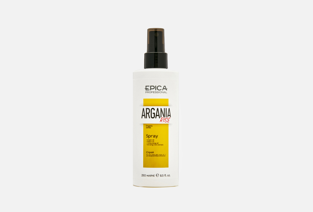 Изображение товара Спрей для придания блеска волосам с маслом арганы EPICA Professional argania rise organic