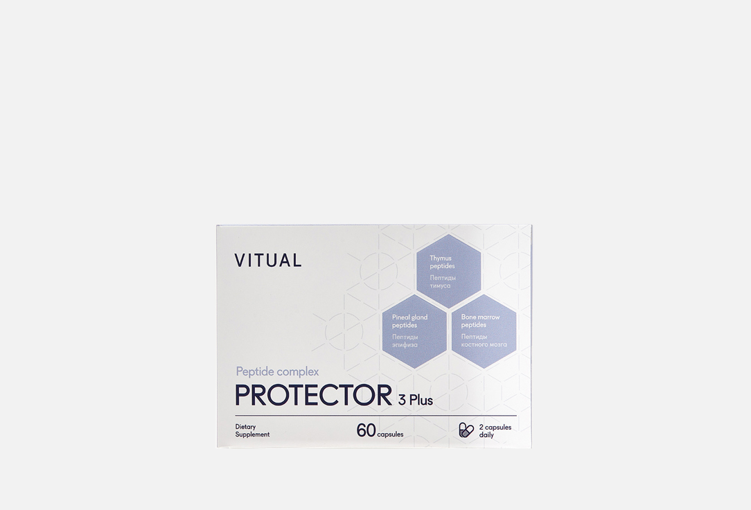 цена Пептидный комплекс VITUAL Protector 3 Plus 60 шт