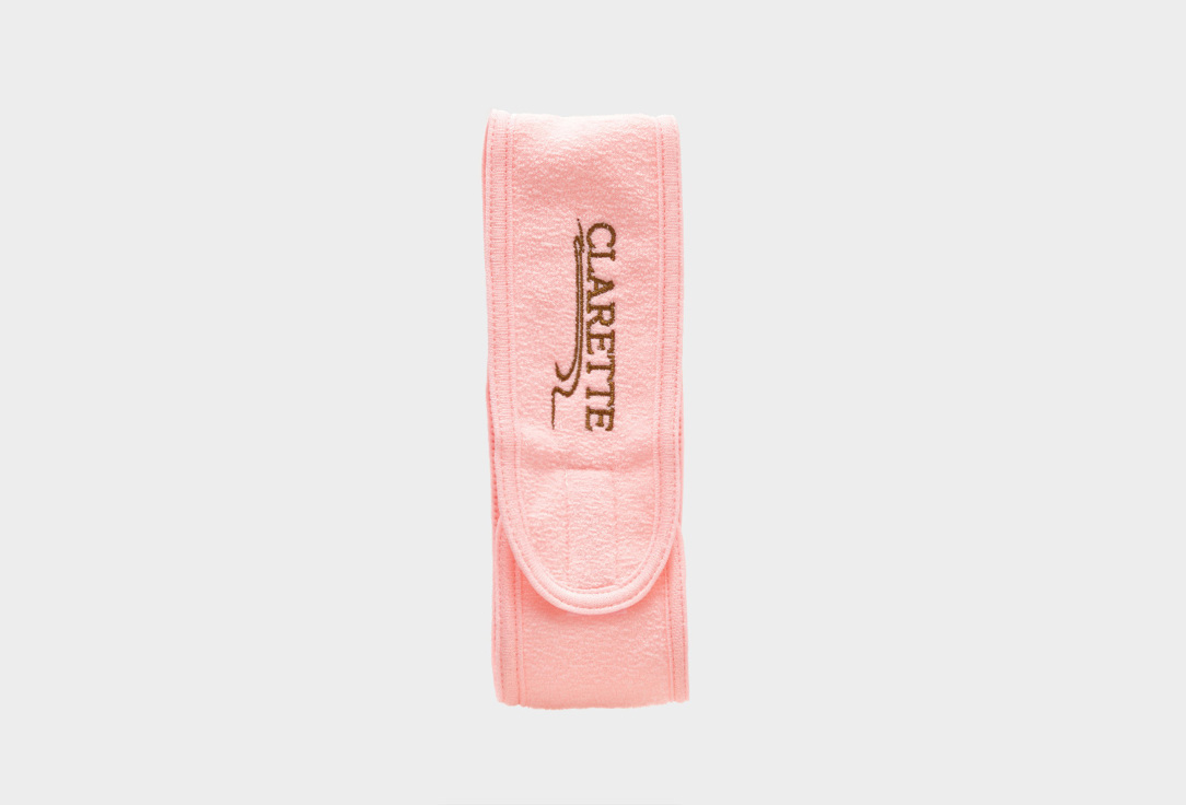 Изображение товара Повязка для волос на липучке Clarette универсальная для макияжа и спорта