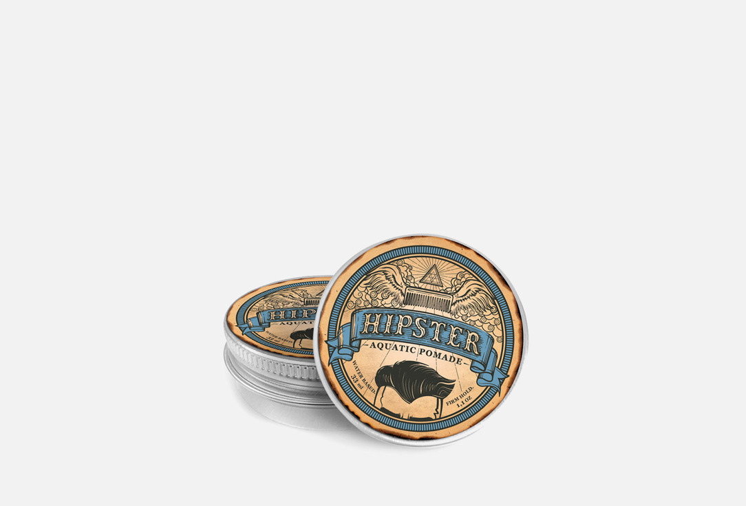 Помада для укладки волос со средней фиксацией и естественным блеском HIPSTER Aquatic Pomade  33 мл