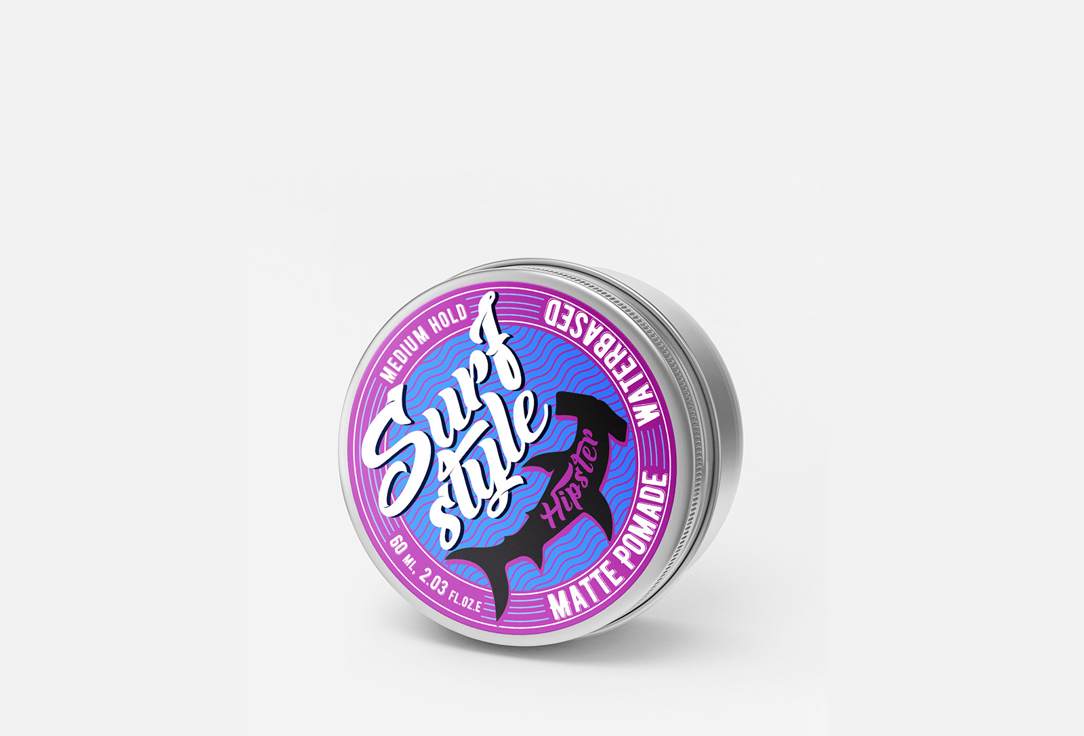 

Матовая помада для волос HIPSTER, Surf style Matte Pomade 60 мл