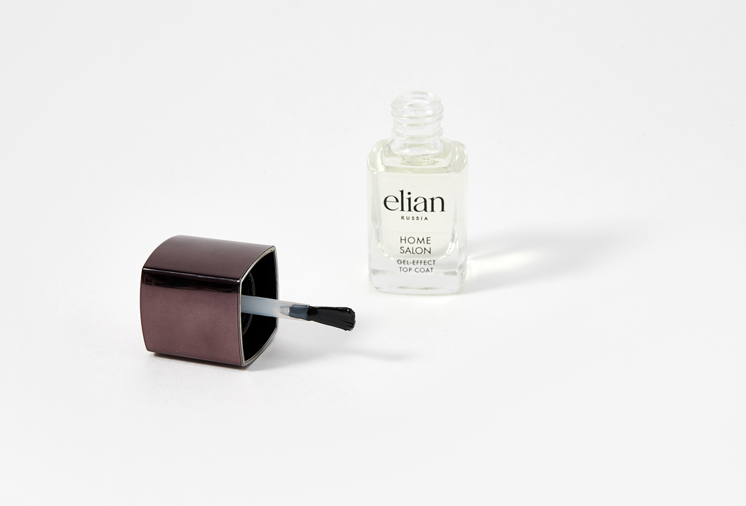 Топовое покрытие для ногтей ELIAN RUSSIA Home Salon Gel Effect Top Coat 