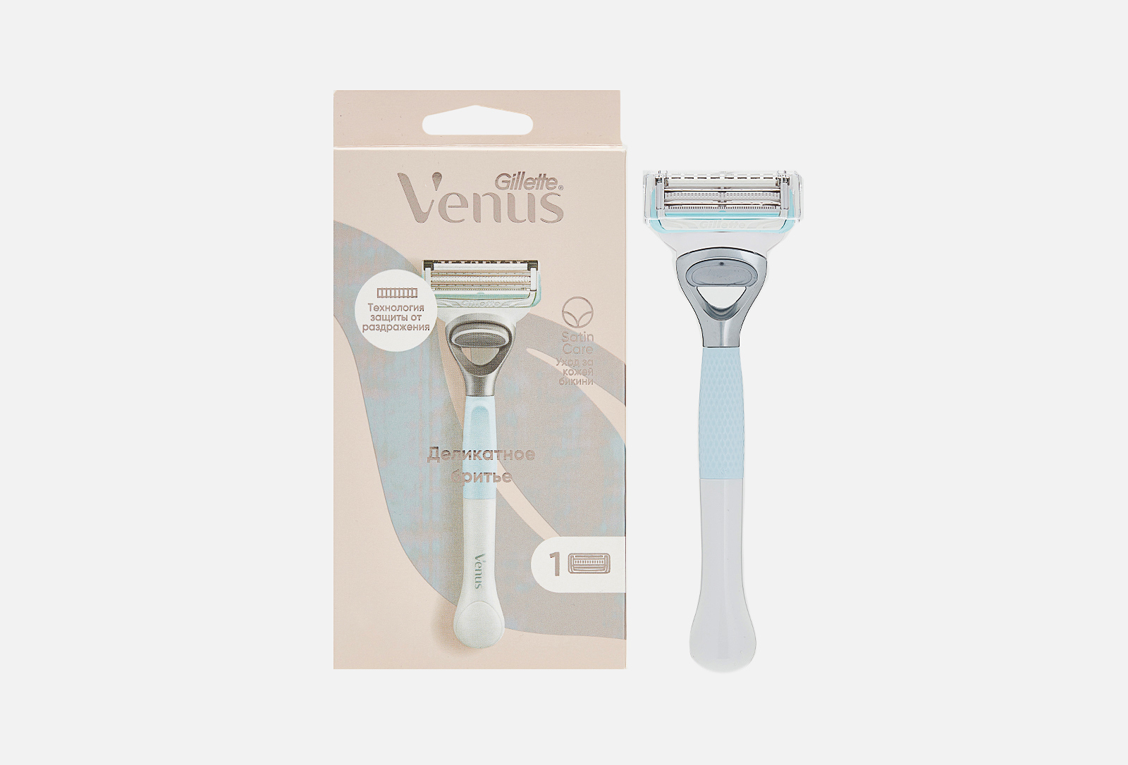 Gillette бритва для зоны бикини VENUS SATIN CARE 1 шт — купить в Алматы ...