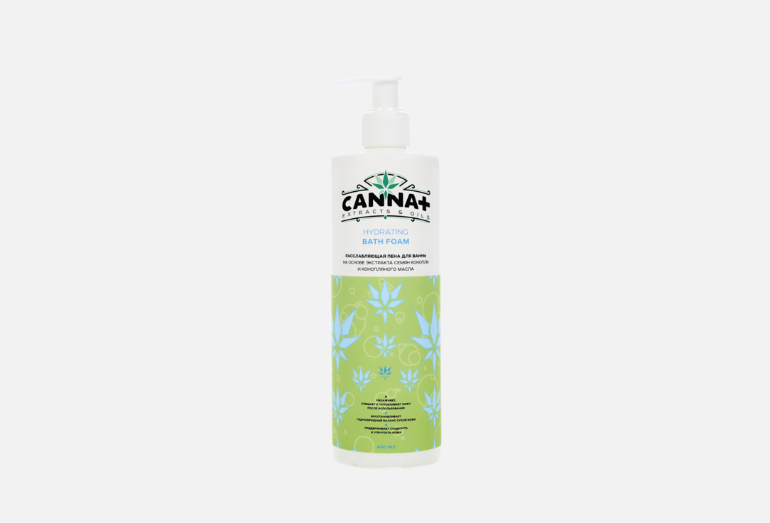 

Пена для ванны CANNABIS+, Hydrating Bath Foam 400 мл