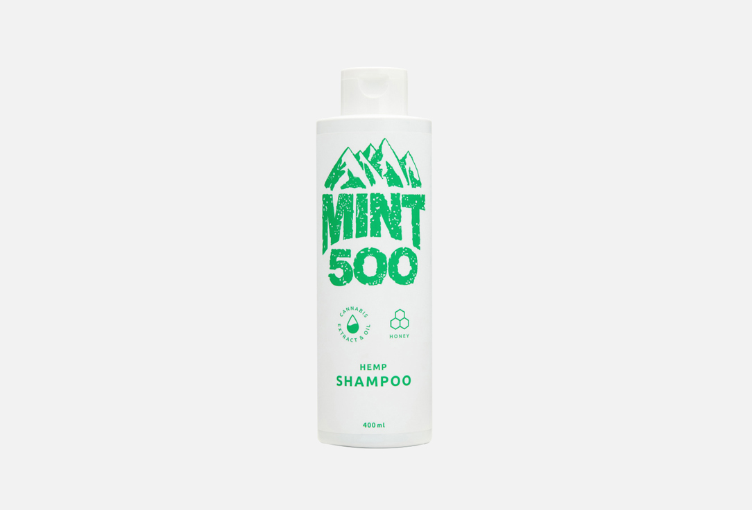 Шампунь для волос MINT500 Extract & oil hemp 400 мл joanna шампунь cannabis seed увлажняющийуукрепляющий для чувствительных волос 200 мл