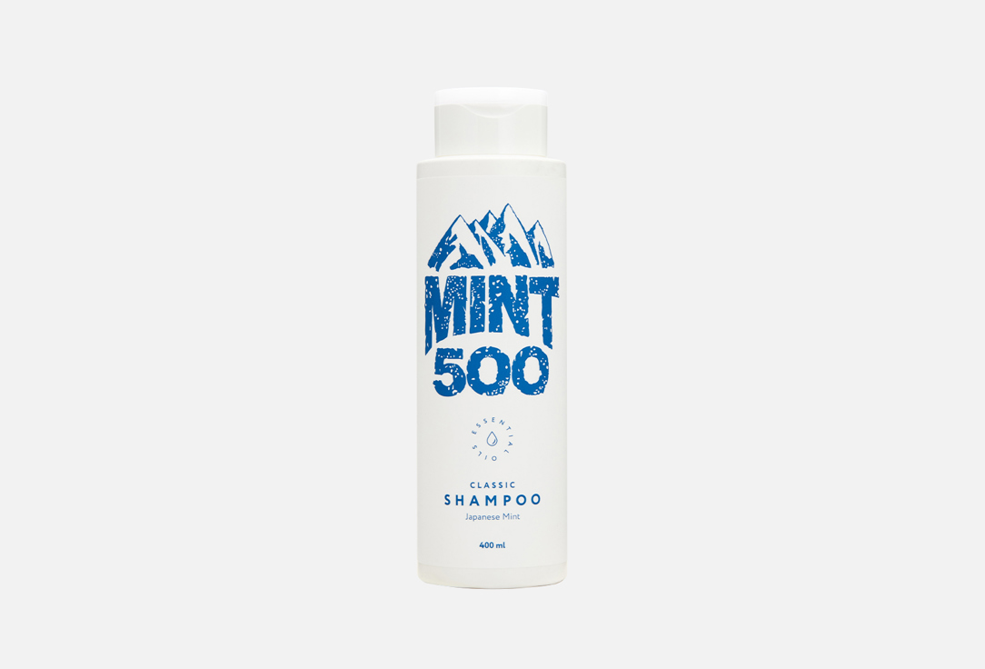 Шампунь для волос MINT500 Classic Mint 400 мл увлажняющий шампунь для восстановления сухих обезвоженных волос hydra pure shampoo 400мл шампунь 400мл
