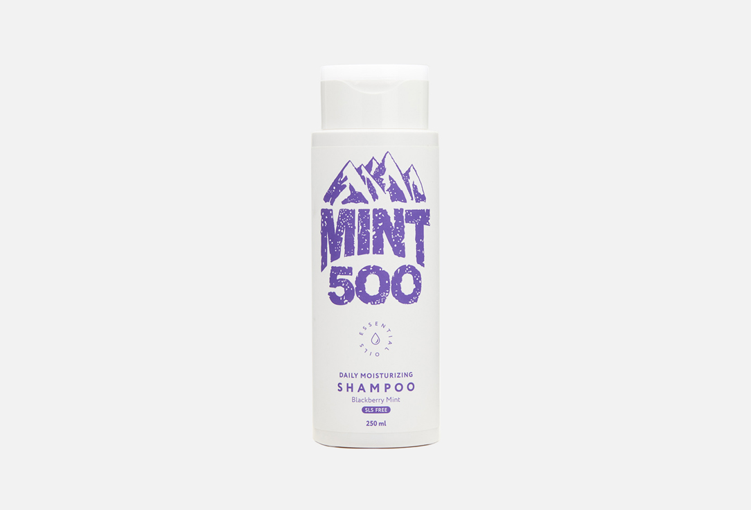 шампунь для волос mint500 sls free shampoo 250 мл Ежедневный шампунь для волос MINT500 Blackberry SLS-Free Shampoo 250 мл