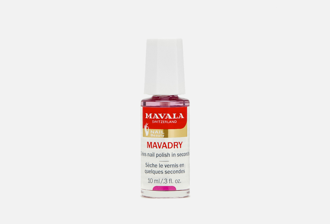 Средство для быстрого высыхания лака MAVALA Mavadry 10 мл средство для быстрого высыхания лака на блистере mavala mavadry 5 мл
