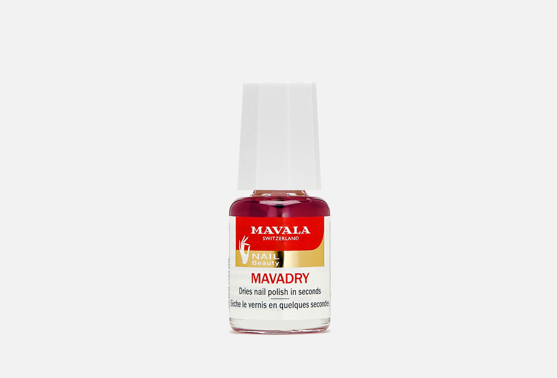 Средство для быстрого высыхания лака на блистере MAVALA Mavadry 5 мл сушка для лака mavala средство для быстрого высыхания лака мавадрай