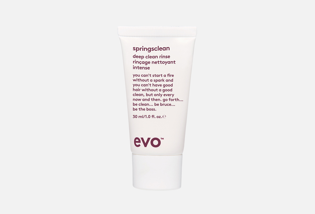 цена крем глубокой очистки для вьющихся и кудрявых волос EVO Springsclean deep clean rinse 30 мл