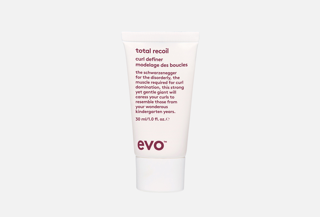 Стайлинг- крем для вьющихся и кудрявых волос EVO Total recoil curl definer 30 мл укладка и стайлинг voce крем разглаживающий для укладки вьющихся волос