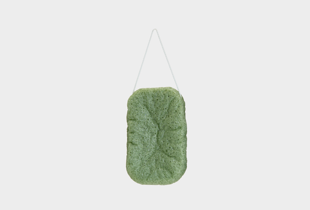 Спонж для тела CAMÉO by Elen Manasir из растения конняку с зеленым чаем 