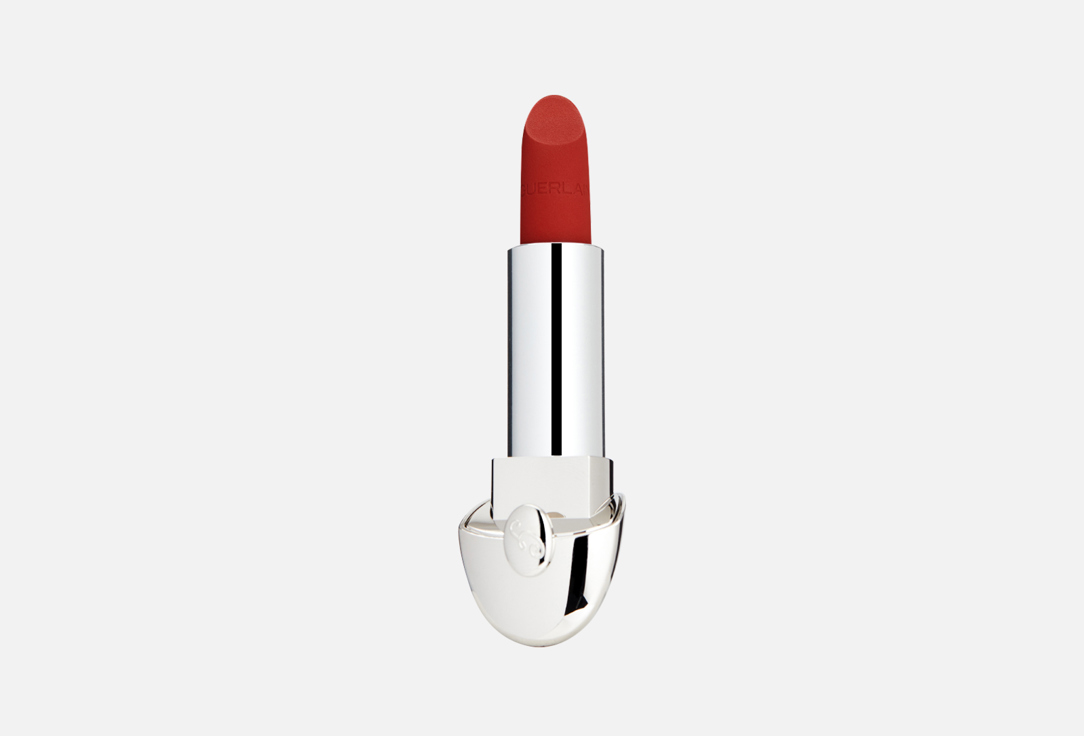 Матовая губная помада (сменный блок) Guerlain Rouge G Роскошный бархат №555 Кирпичный красный
