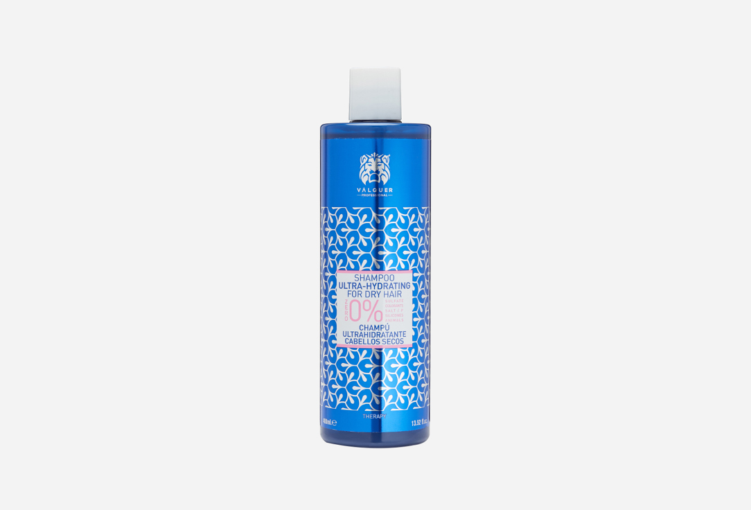 Ультра-увлажняющий шампунь для сухих волос VALQUER Ultra-Hydrating For Dry Hair 400 мл увлажняющий шампунь для восстановления сухих обезвоженных волос hydra pure shampoo 400мл шампунь 400мл